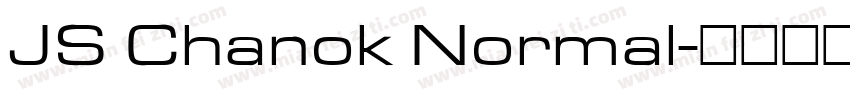 JS Chanok Normal字体转换